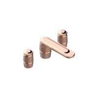 THG CORVAIR Смеситель для раковины на 3 отверстия, с донным клапаном, цвет Blush PVD