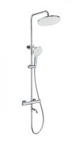 Душевая система с термостатом WONZON & WOGHAND INN 3, Хром (WW-B3065-T1-CR)