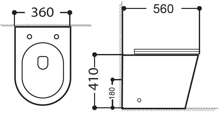 Унитаз приставной Aquanet Rimless Atago 2.0 F LX-1906 Унитаз приставной Aquanet Rimless Atago 2.0 F LX-1906