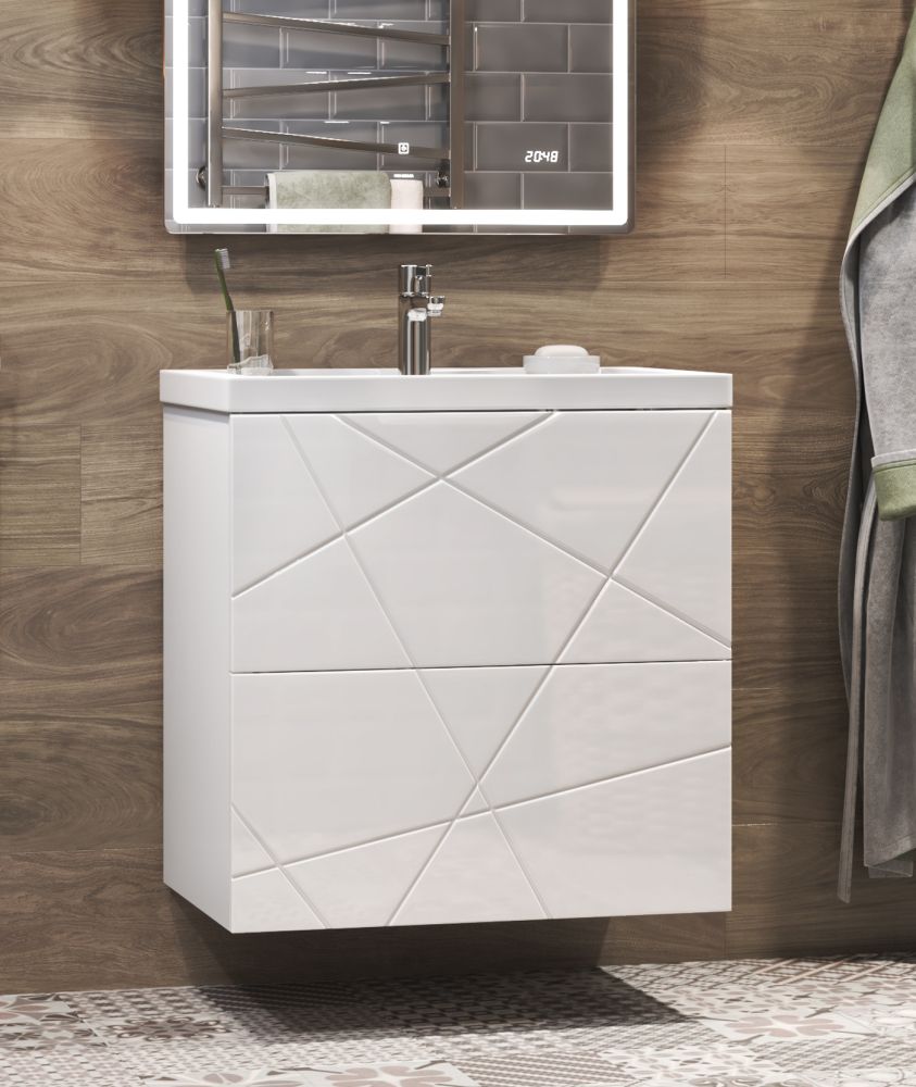 Тумба под раковину напольная VIGO Geometry tn.bsf.GEO.FOS.60.2Y, 60 см, артикул tn.bsf.GEO.FOS.60.2Y