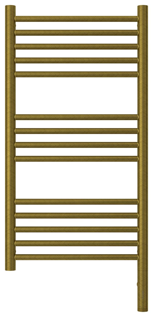 Полотенцесушитель электрический "БОГЕМА 3.0" прямая 800х400 / МЭМ правый (Состаренная бронза)