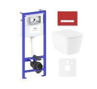 Комплект 6 в 1 Lavinia Boho Aveo Rimless 75110240, премиум со стеклянной клавишей