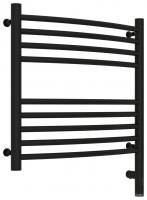 Полотенцесушитель электрический "БОГЕМА 3.0" 500х500 / МЭМ правый (Матовый чёрный)