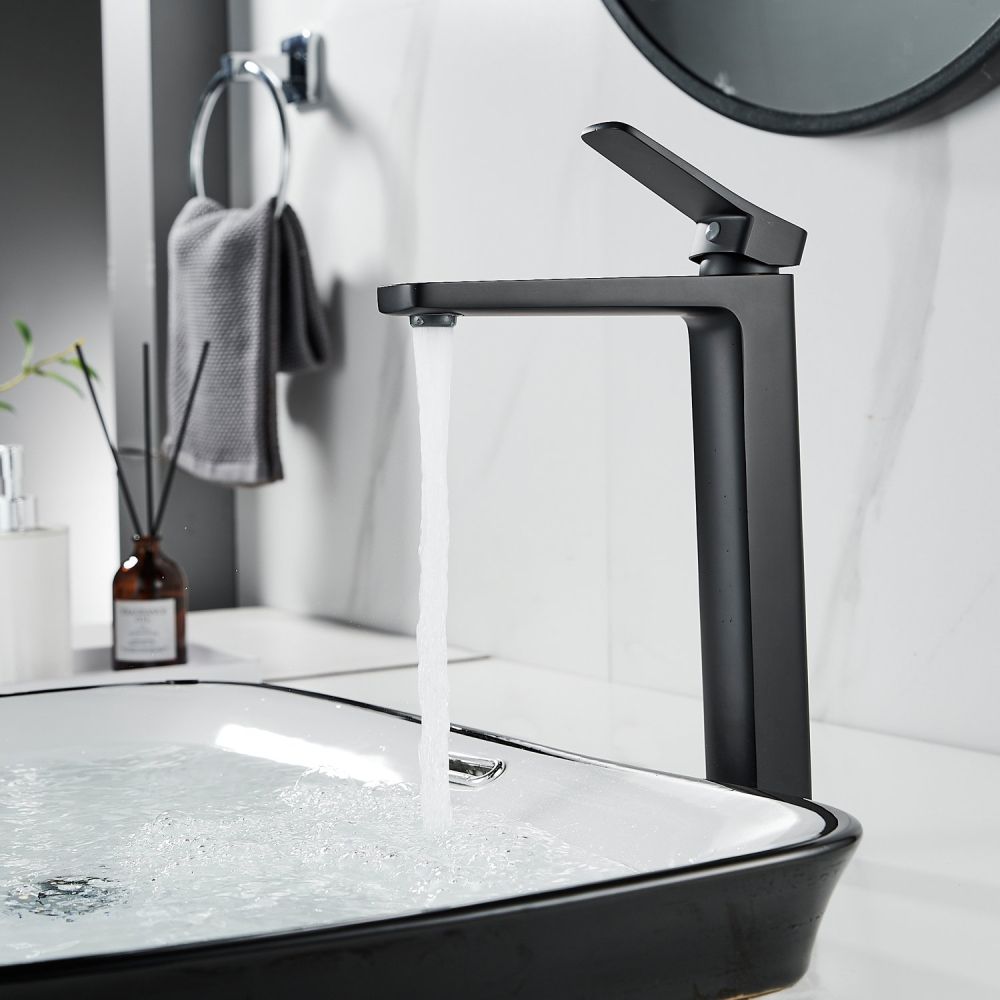 Смеситель для раковины Shevanik S9911H, черный