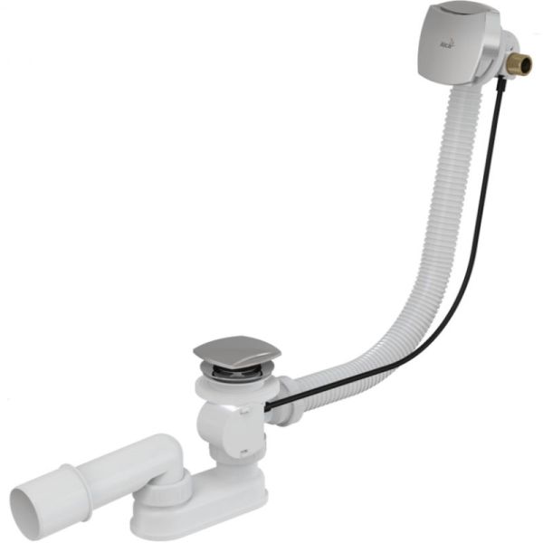 Слив-перелив Alcaplast A564CRM3-80 полуавтомат Белый Хром