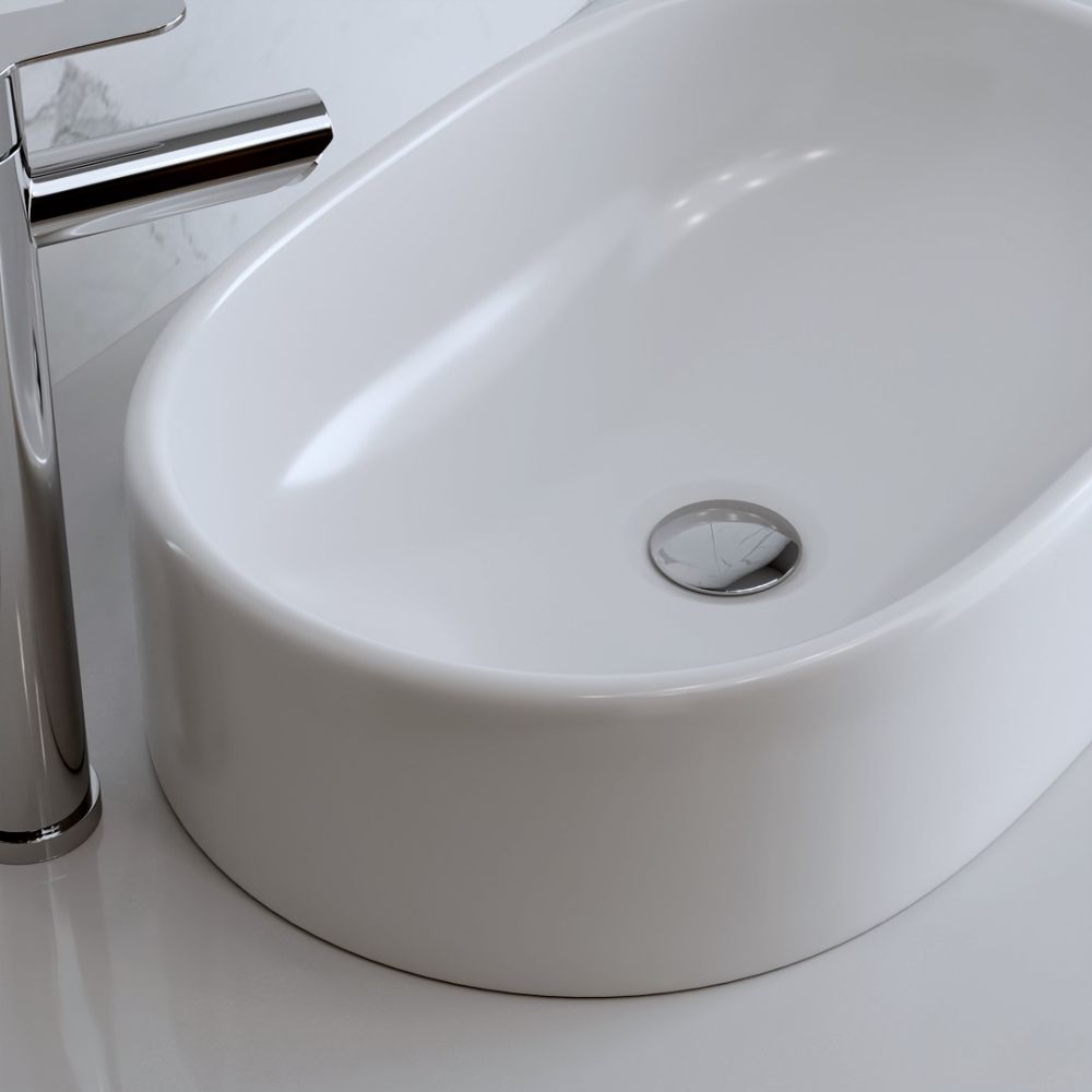 Раковина чаша Maretti VA13NS14-844, белая, артикул VA13NS14-844