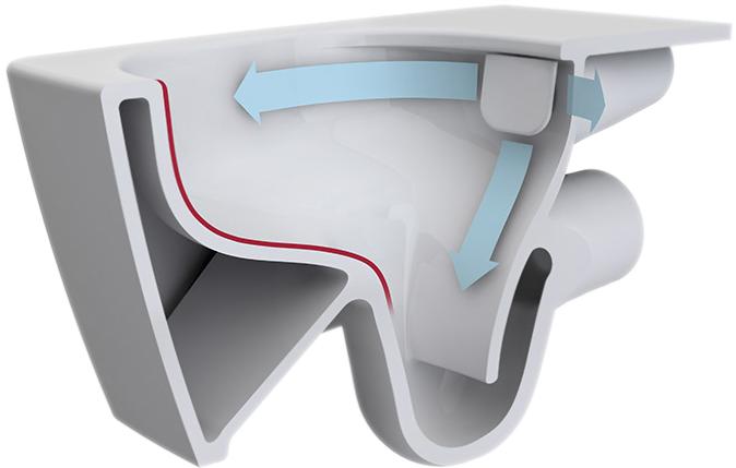 Унитаз компакт Vitra Zentrum Rim-Ex 9824B003-7206 с бачком и сиденьем