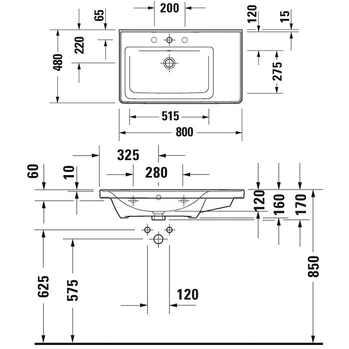 Duravit D-Neo Раковина накладная 800х480 мм, ассим, с переливом, с 1 отв. под смеситель, с WonderGliss, цвет: белый ЦЕНА) Duravit D-Neo Раковина накладная 800х480 мм, ассим, с переливом, с 1 отв. под смеситель, с WonderGliss, цвет: белый ЦЕНА)