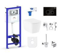 Комплект 10 в 1 Lavinia Boho Aveo Rimless 98010188, премиум с пластиковой клавишей