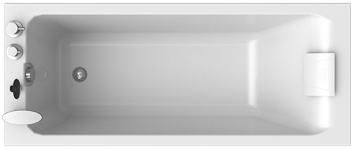 Акриловая ванна Radomir Vannesa Агата 3 175x75 2-01-0-0-1-227Н Белая без гидромассажа