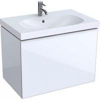Тумба под раковину Geberit (Keramag) Acanto 74 подвесная Белое стекло