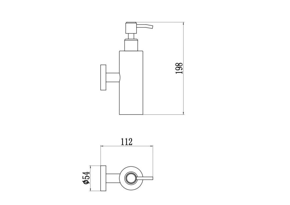 Дозатор жидкого мыла Savol S-005631C-1, матовое золото, артикул S-005631C-1