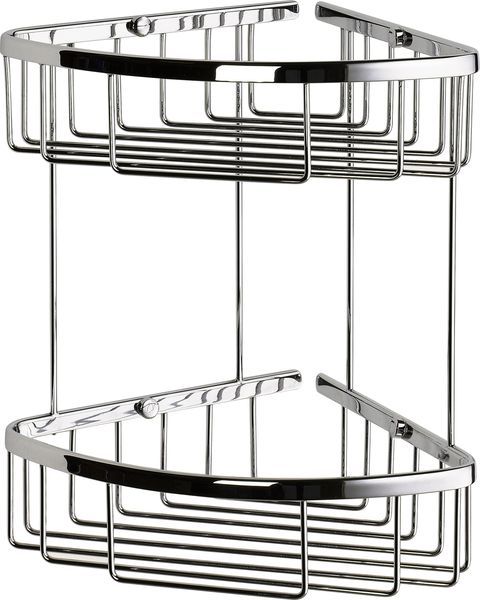 Sanibano, решетка угловая 2-х уровневая (20х20хh29 см), цвет черный матовый