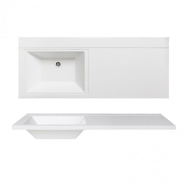 Умывальник Runo мебельный Гамма 120 лайт правое крыло (00-00001024)