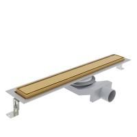 Plumberia Selection Трап душевой PS IN-TILE 6x100 2устор. накладка из нерж.стали, комбинир.затвор с горизонт. Выпуском Ду 50мм,40л/мин, золото браш. Plumberia Selection Трап душевой PS IN-TILE 6x100 2устор. накладка из нерж.стали, комбинир.затвор с горизонт. Выпуском Ду 50мм,40л/мин, золото браш.