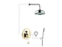 Emmevi Tiffany, душевой комплект 601OR, цвет золото Emmevi Tiffany, душевой комплект 601OR, цвет золото
