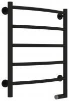 Полотенцесушитель электрический "ГАЛАНТ 2.0" 600х500 / МЭМ правый (Матовый Чёрный)