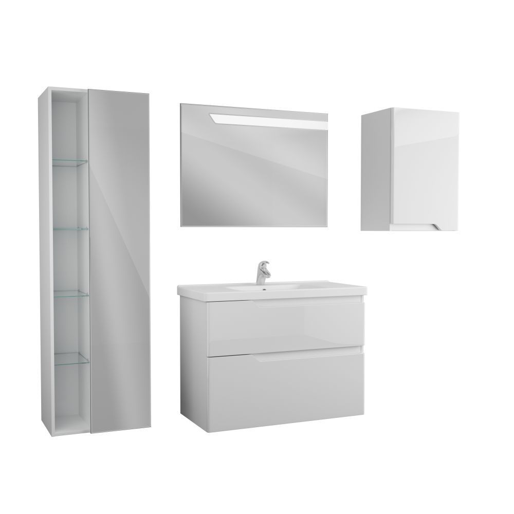 Тумба Hella stor 100, белый лак