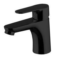 Fima Carlo Frattini Serie 22 Cмеситель для раковины, на 1 отв., с донным клапаном, цвет: чёрный матовый Fima Carlo Frattini Serie 22 Cмеситель для раковины, на 1 отв., с донным клапаном, цвет: чёрный матовый