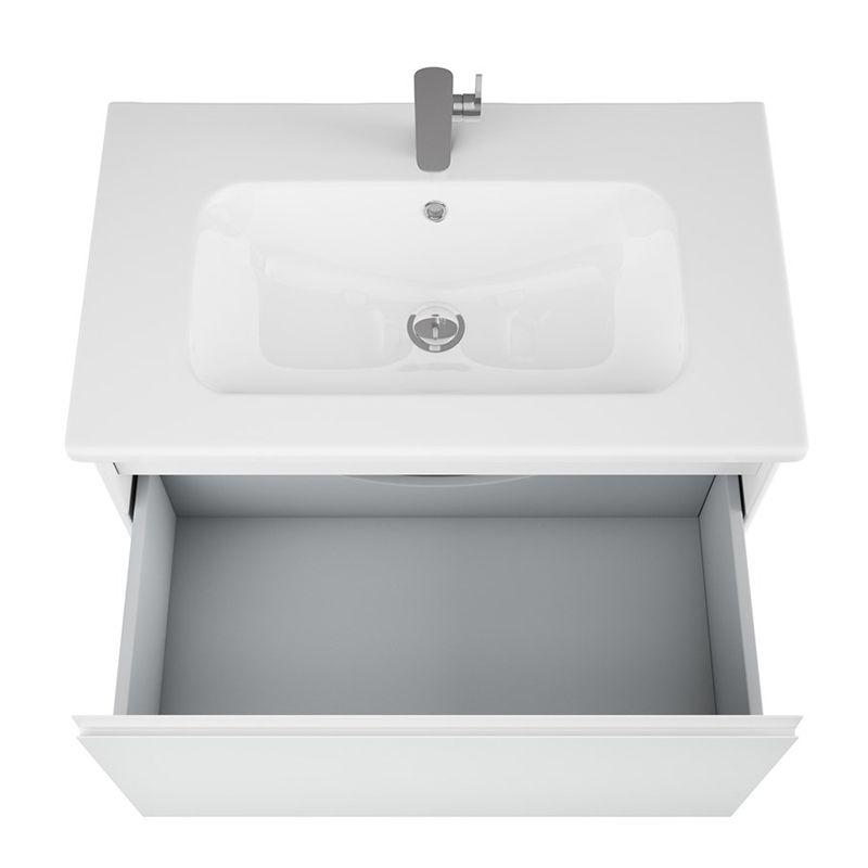 Тумба под раковину Owl 1975 Malaren 80 OW03.02.05 подвесная Белая, артикул OW03.02.05