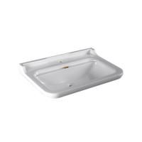 Kerasan Waldorf Раковина керамическая 80х55см, c 1 отверстием под смеситель, белая, цвет заглушки - хром