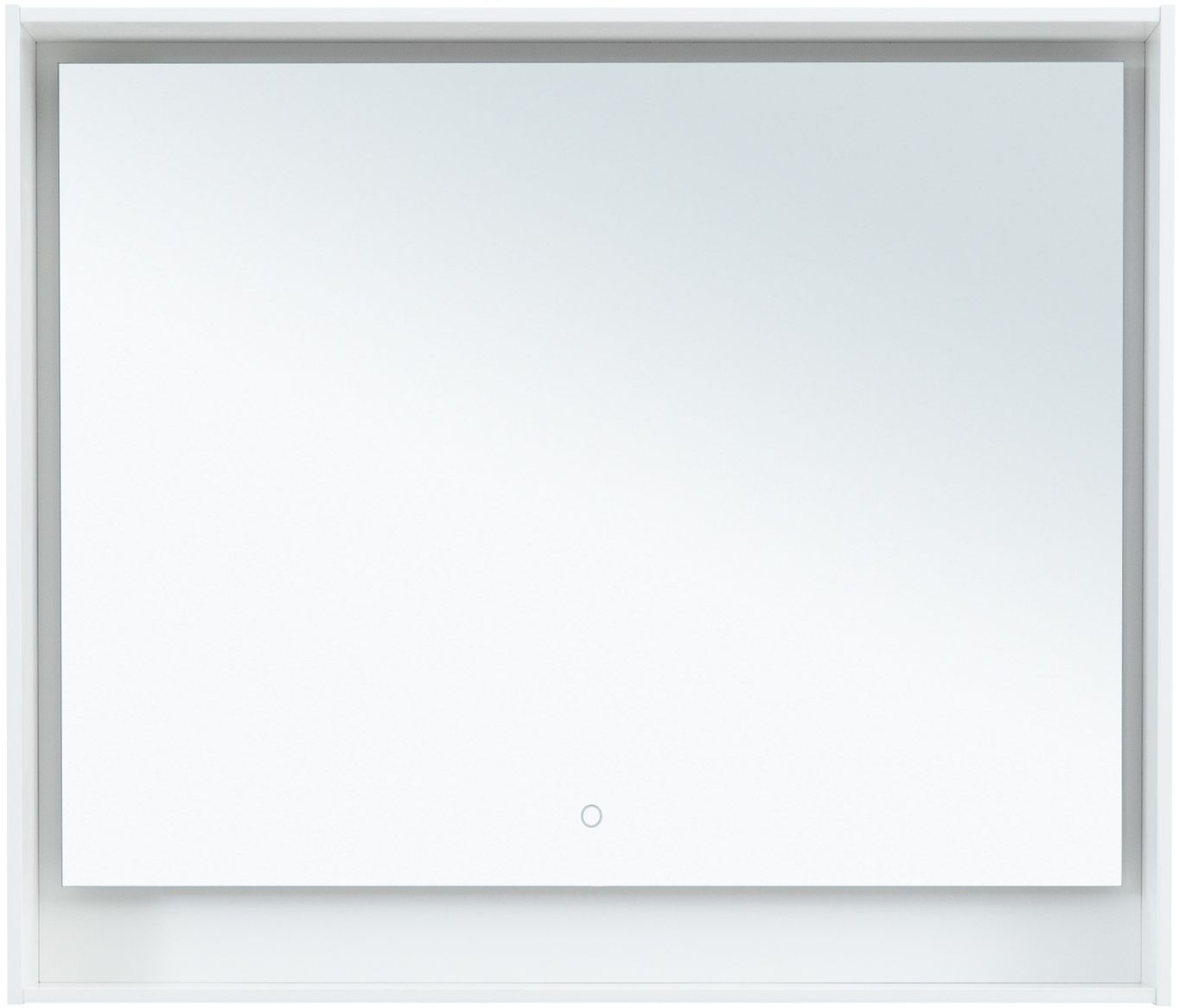 Зеркало Aquanet Милан 100 белый глянец Зеркало Aquanet Милан 100 белый глянец