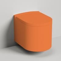 Salini GEMELLI Унитаз подвесной 530х410х420 мм, материал S-Stone матовый, внутри керамика, крышка микролифт, цвет RAL2003 Salini GEMELLI Унитаз подвесной 530х410х420 мм, материал S-Stone матовый, внутри керамика, крышка микролифт, цвет RAL2003