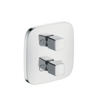 HG PuraVida Встраиваемый запорный вентиль, на 3 источника (внешняя часть), цвет: хром HG PuraVida Встраиваемый запорный вентиль, на 3 источника (внешняя часть), цвет: хром