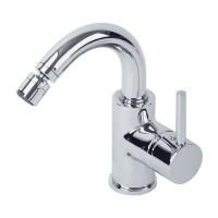 FORTIS Смеситель для биде моноком. излив изогнут, хром