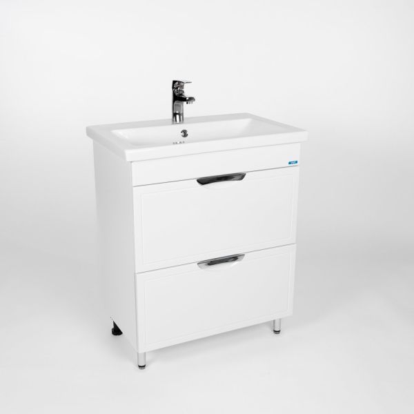 Тумба VIANT "Лима" 2 ящика 425х655х820 под раковину .S-UM-COM70/1-w (COMO 70) (VLIM70CO-T2Y)