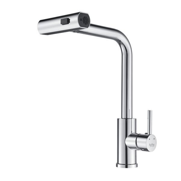 Смеситель для кухни с мультифункциональным изливом Raffine F203, хром