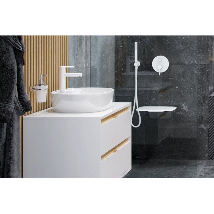 Смеситель для умывальника EXCELLENT Pi AREX.1201WH (белый мат)