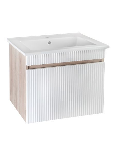 Тумба Runo Модена 65 крафтовый дуб под умывальник 00-00001021 (Оскар 65) (00-00001425)