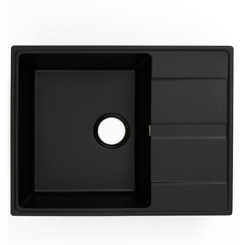 Кухонная мойка Grandex Aqua Topline 600315, черный металлик, артикул 600315