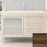 Тумба с раковиной SanVit Новелла Lux 100 knoveln100 с фактурой под дерево Кедр