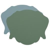 ADJ Костер детский Dog, 12x12 см., цвет: небесный/эвкалипт