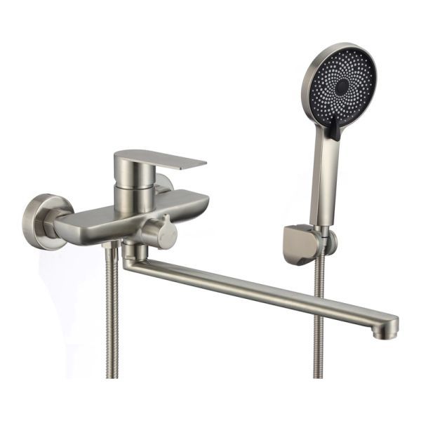 Смеситель для ванны Fmark FS8824, сатин