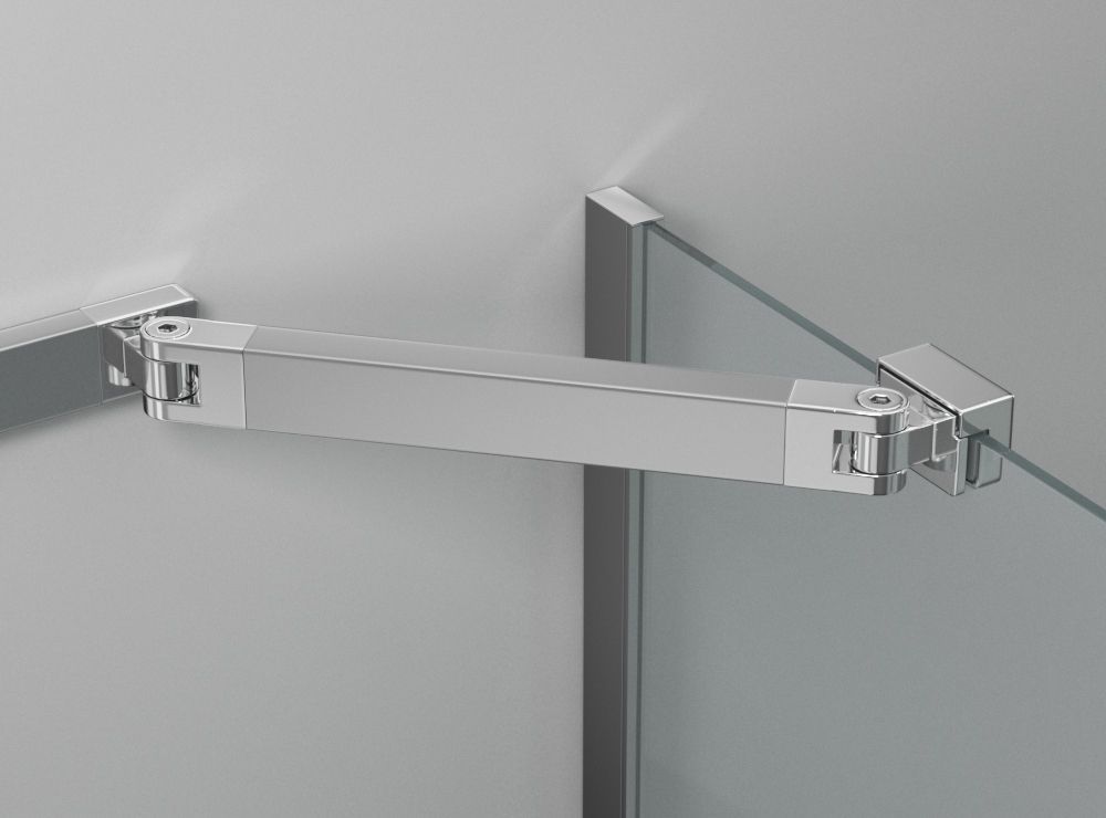 Душевой уголок Ambassador Nord 13011102, полукруглый, 100х100 см