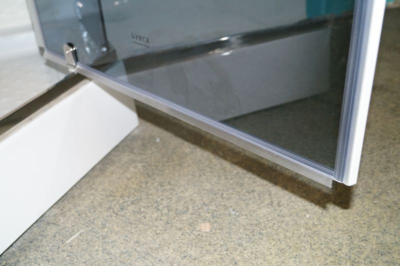 Душевой уголок Parly ZPE91 90х195 профиль Сатин стекло тонированное