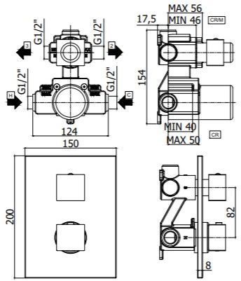 Смеситель для ванны Paffoni Level LEQ519NO/M (с внутренней частью) черный матовый Смеситель для ванны Paffoni Level LEQ519NO/M (с внутренней частью) черный матовый