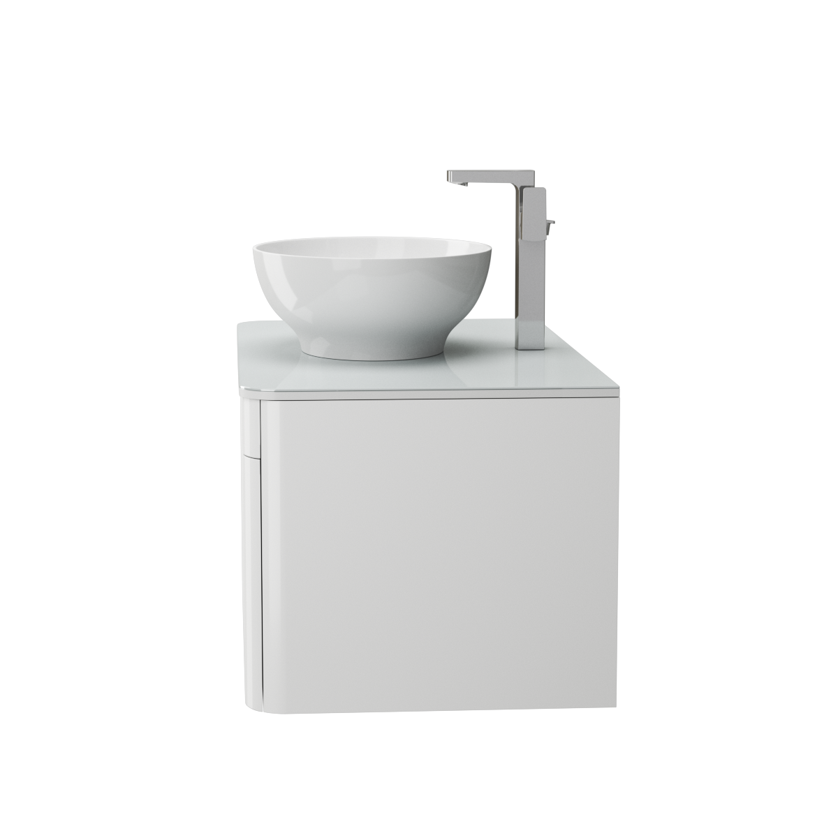 Тумба Als 80, 1 ящик, белая