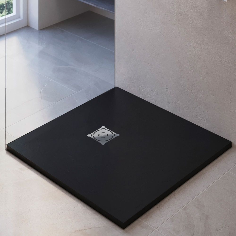 Душевой поддон квадратный RGW ST-B Черный