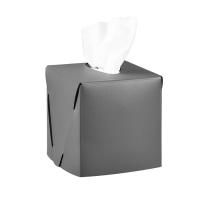 Colombo Adj Салфетница Kleenex, 12x12H12 см, цвет: серый/черный Colombo Adj Салфетница Kleenex, 12x12H12 см, цвет: серый/черный