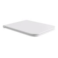 Alice Hide Сиденье с крышкой для унитаза Square, тонкое, с микролифтом, белый матовый, крепления хром Alice Hide Сиденье с крышкой для унитаза Square, тонкое, с микролифтом, белый матовый, крепления хром