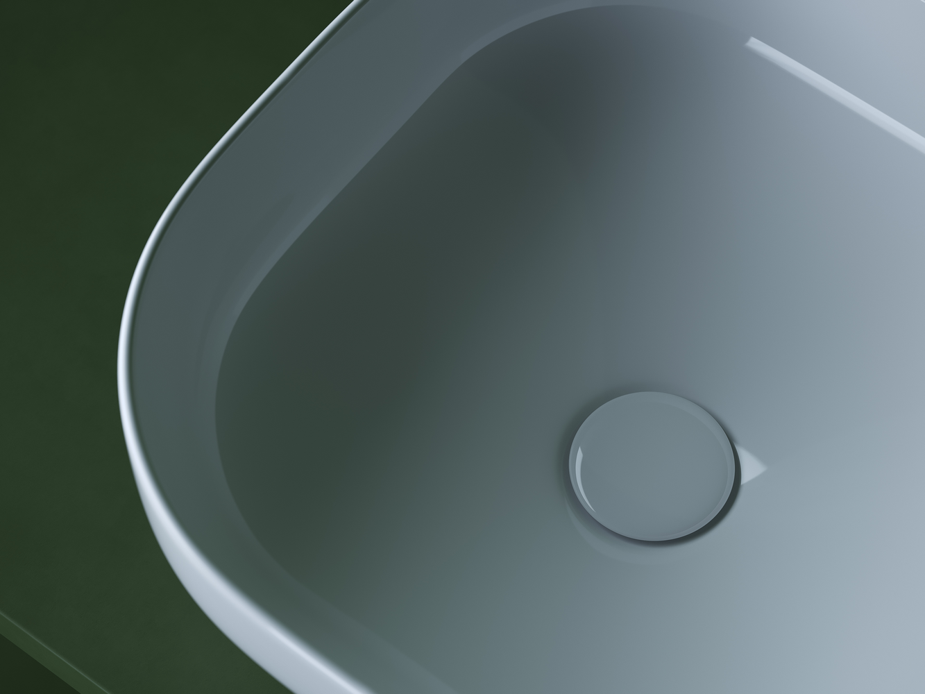 Умывальник чаша накладная квадратная Элемент (Element) 380x380x150мм, артикул CN5032