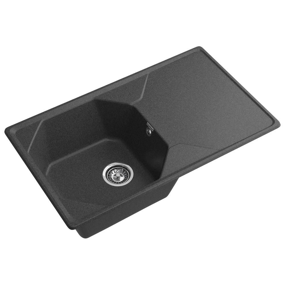 Кухонная мойка GranFest UNIQUE 840L, графит, артикул U-840L графит