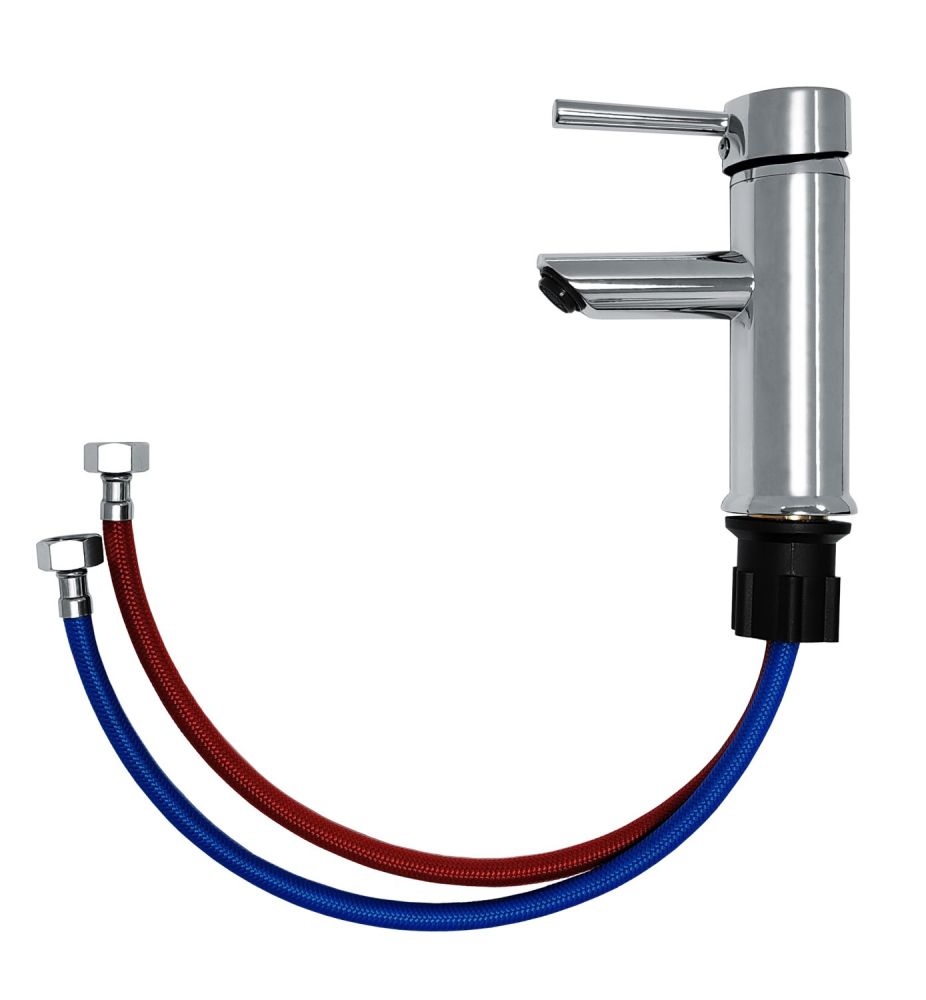 Гибкая подводка Славен для смесителя, нейлон, гайка 1/2", штуцер М10, 18/32, пара, 400 мм (СЛ-ЗП-091), артикул СЛ-ЗП-091
