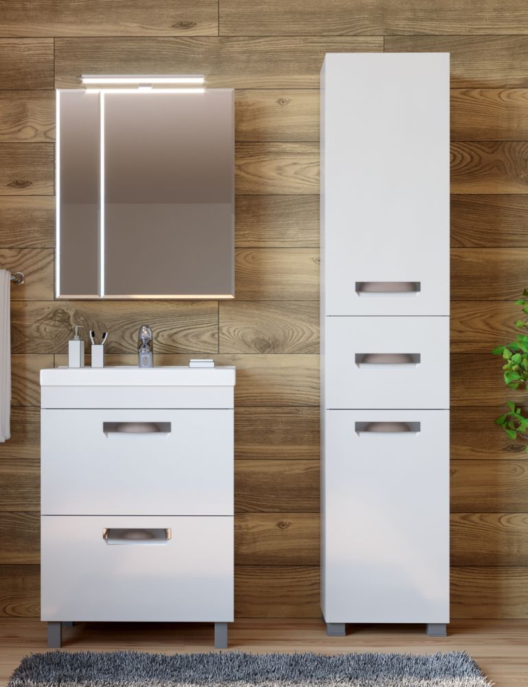 Пенал (40см) VIGO Plaza pn.PLA.40, белый, артикул pn.PLA.40