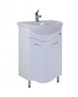 Тумба Onika Лайн 55 напольная, белая (ум. Уют 55)