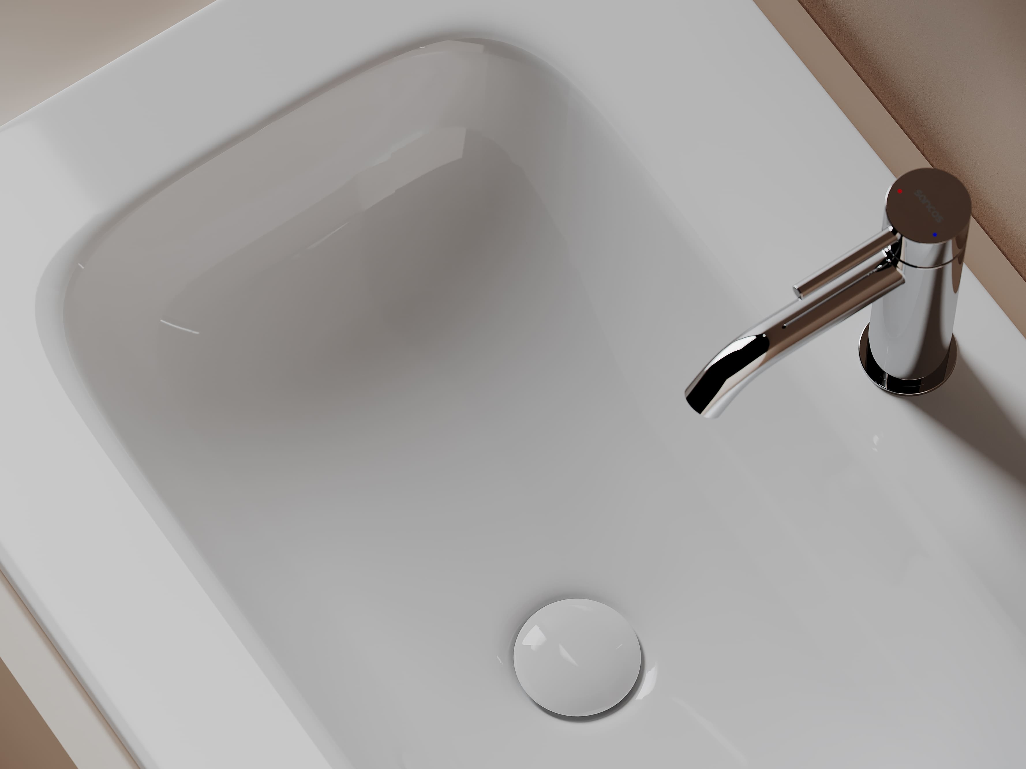 Раковина накладная мебельная Ceramicanova Грация (Grace) 710x457x137 с отв. под смеситель, белый CN7031, артикул CN7031